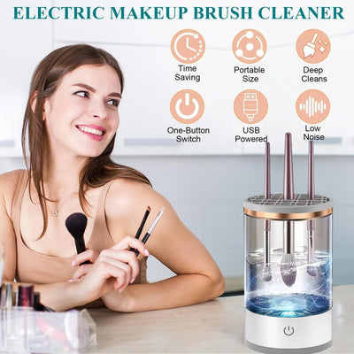 Automatic Makeup Brush Cleaner